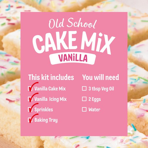 Dr. Oetker Vanilla Old School Tray Bake