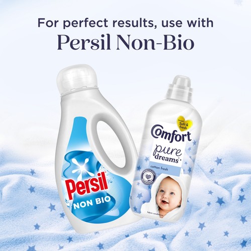 Comfort Fabric Conditioner Pure Dreams Cotton Fresh 30 Washes (900 ml)