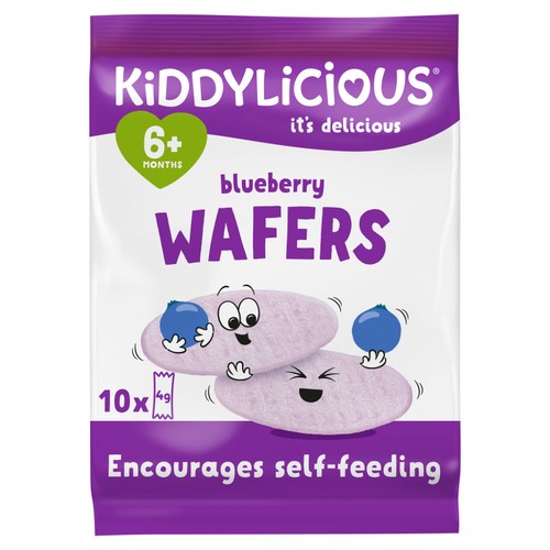 Kiddylicious Blueberry Maxi Wafers Baby Snacks