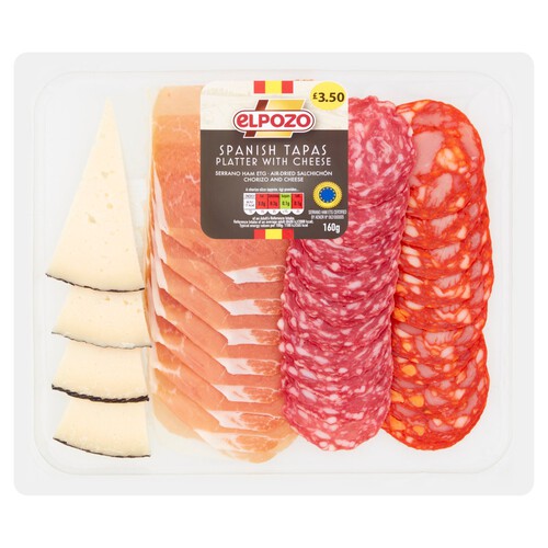 Elpozo Spanish Tapas Platter With Cheese