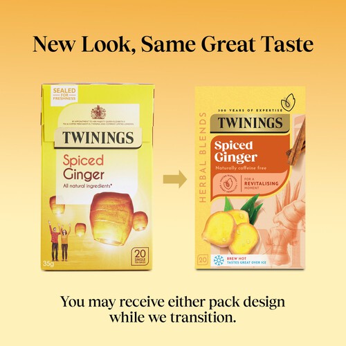 Twinings Ginger 20 Tea Bags