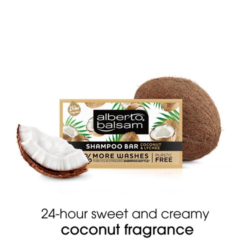 Alberto Balsam Coconut & Lychee Shampoo Bar