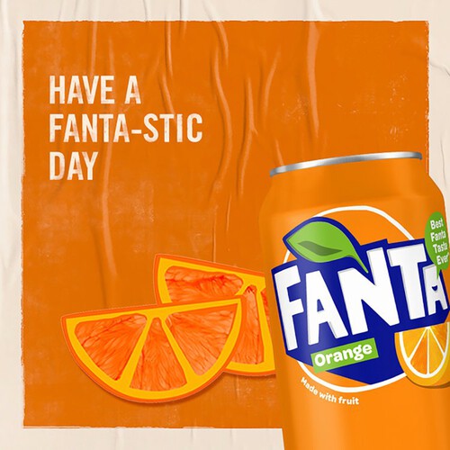 Fanta Orange Cans