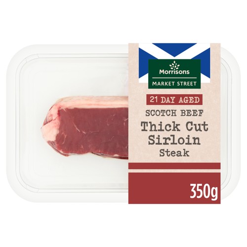 Morrisons Scottish Thick Cut Sirloin Steak 350g