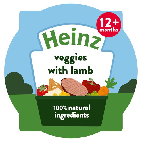 Heinz Veggies With Lamb Baby Food Tray 1+ Year