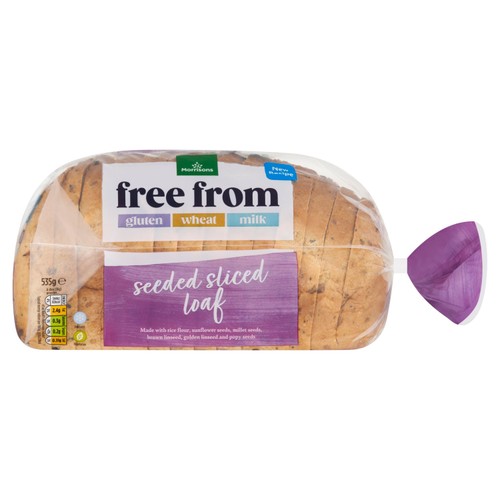 Morrisons seeded sliced loaf