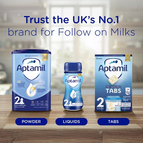 Aptamil 2 Follow On Baby Milk Formula Powder 6-12 Months