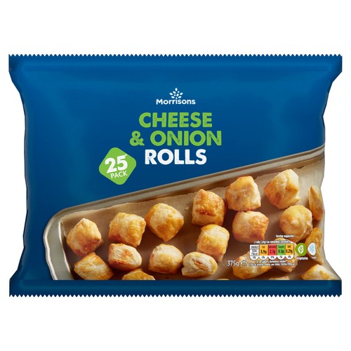 Morrisons cheese onion rolls