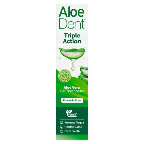 AloeDent toothpaste fluoride free