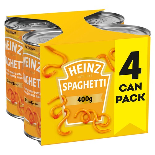 Heinz Spaghetti in Tomato Sauce Multipack