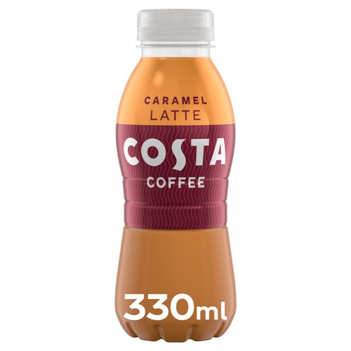 Costa Coffee caramel latte iced coffee