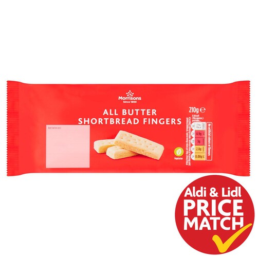 Morrisons Shortbread Fingers 