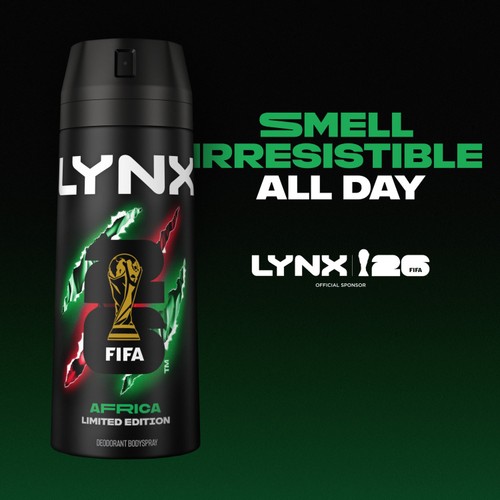 Lynx Africa Body Spray Deodorant Aerosol 150ml