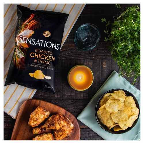 Walkers Sensations Roast Chicken & Thyme Sharing Crisps