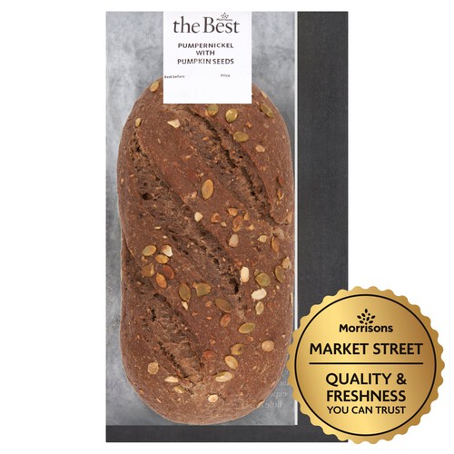 Morrisons The Best Pumpernickel With Pumpkin Seeds 