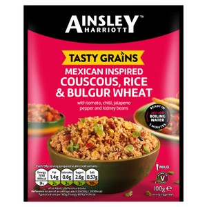 Ainsley Harriott Mexican Inspired Couscous, Rice & Bulgur Wheat 100g