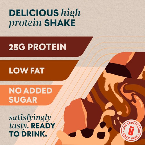 Muller x MyProtein Chocolate High Protein Shake 385ml