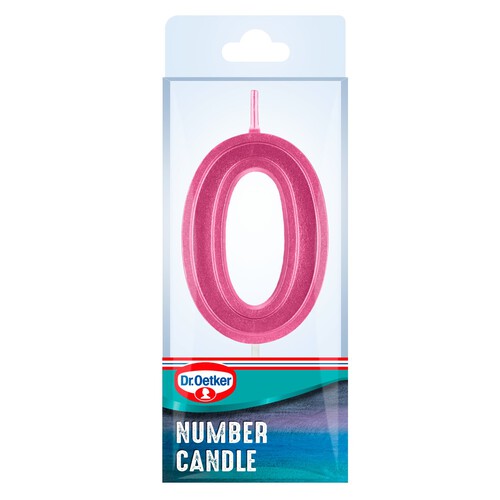 Dr. Oetker Number 0 Candle