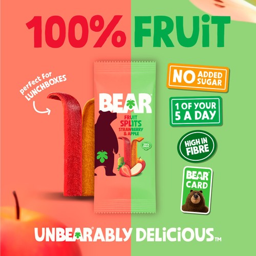Bear Fruit Splits Family Pack 9X20G