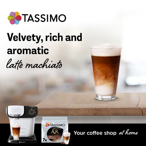 Tassimo L'OR Latte Macchiato Coffee Pods x7