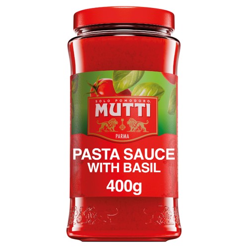 Mutti Tomato Pasta Sauce with Basil 400g