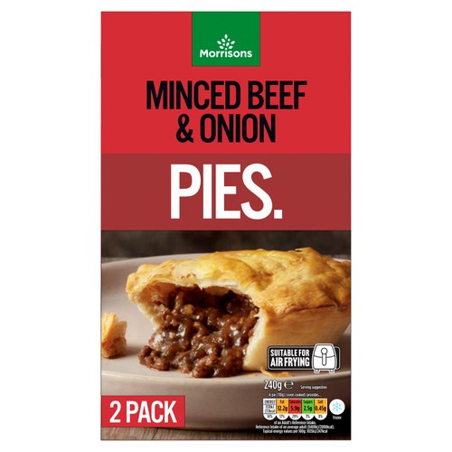 Morrisons minced beef onion pies