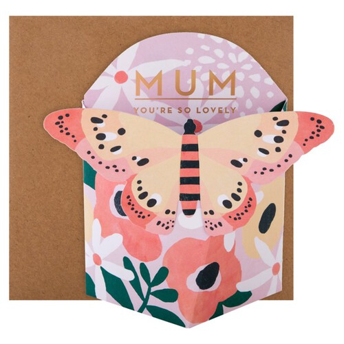 Hallmark Mum Butterfly Mothers Day Card