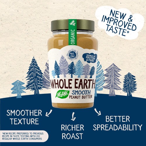 Whole Earth Smooth Organic Peanut Butter