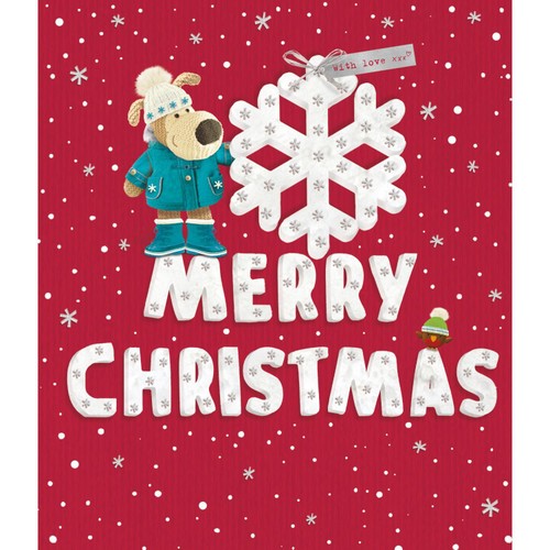 UK Greetings Merry Christmas Snowflake Christmas Card