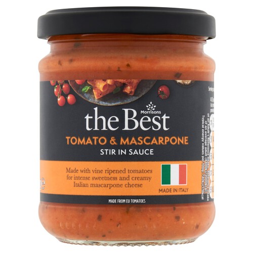 Morrisons The Best Tomato & Mascarpone Stir Through Pasta Sauce 