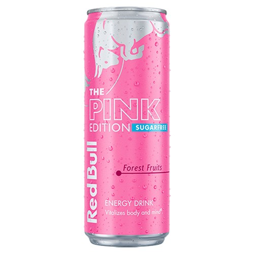 Red Bull Energy Drink Sugar Free Pink Edition Forest Fruits