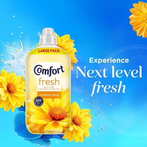 Comfort Fresh Sunshiny Days Fabric Conditioner 52 Washes