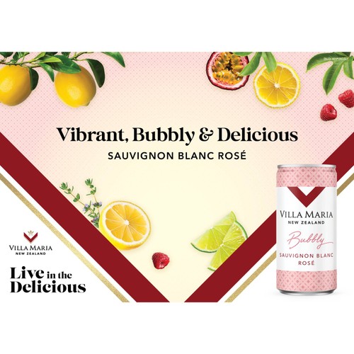 Villa Maria Bubbly Sauvignon Blanc Rose 20cl