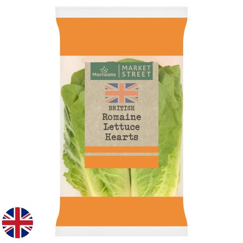 Morrisons British Romaine Lettuce Hearts 2 Pack