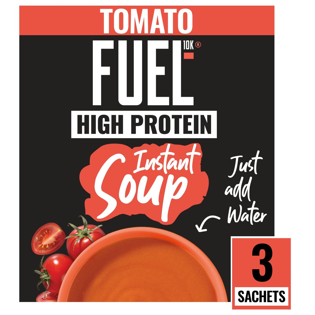Fuel10K Instant Soup Tomato 3x88g