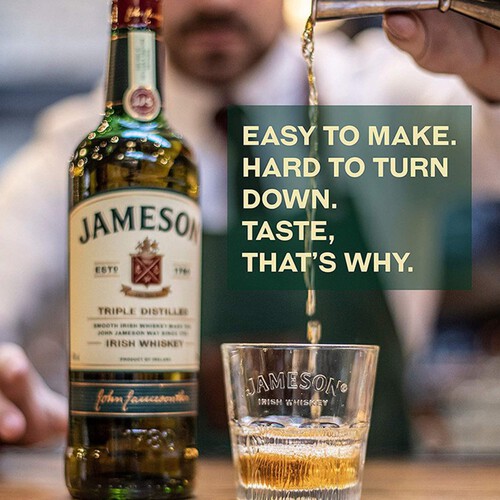 Jameson Triple Distilled Blended Irish Whiskey 