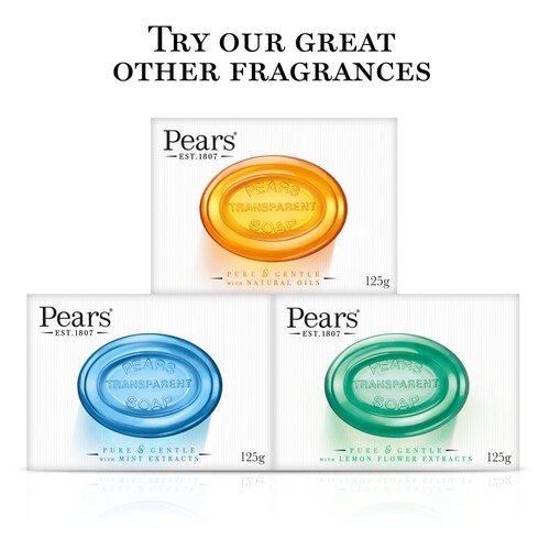 Pears Transparent Soap Bar With Natural Oils 