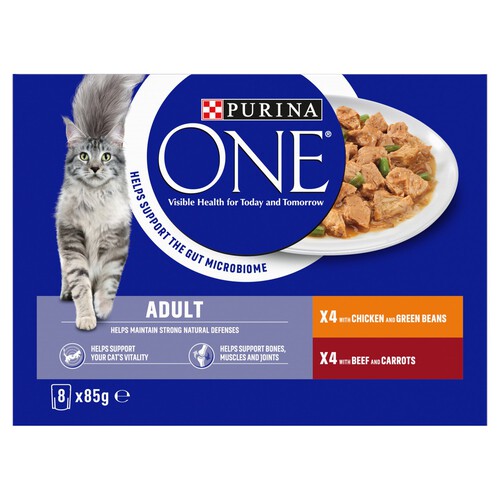 Purina One Mini Fillets Chicken And Beef Wet Cat Food