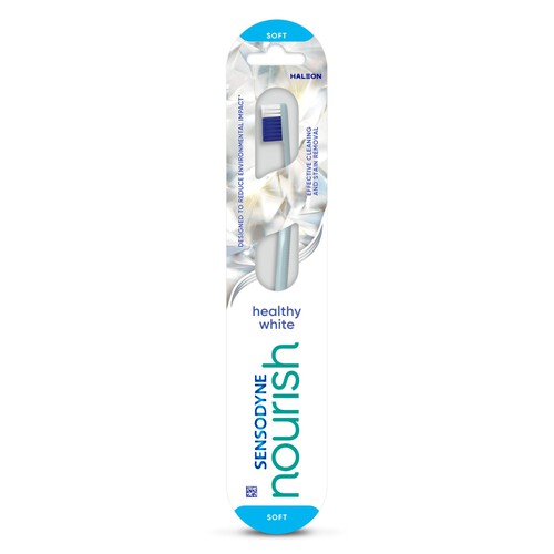 Sensodyne Nourish Healthy White Toothbrush for Sensitive Teeth