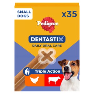 Pedigree Dentastix Daily Adult Small Dog Treats 35 x Dental Sticks