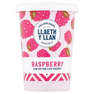 Village Dairy Llaeth Y Llan Strawberry Yogurt   450g