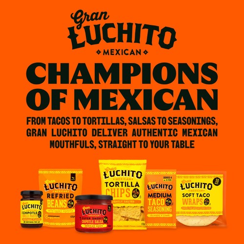 Gran Luchito Mexican Refried Beans With Smoky Chipotle 430g