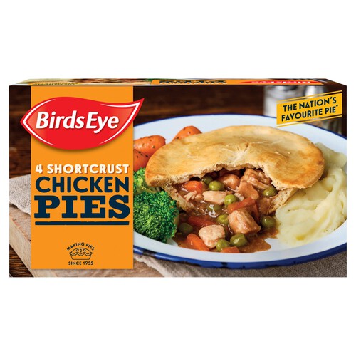 Birds Eye 4 Shortcrust Chicken Pies