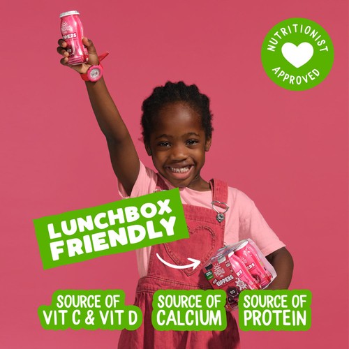Piccolo Yoghurt Sippers Strawberry & Vanilla 4 x100g