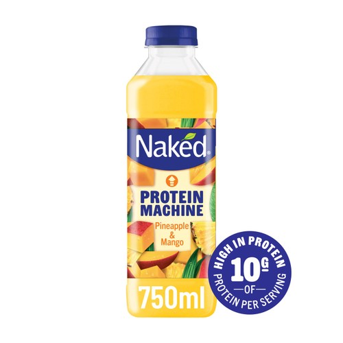 Naked Protein Pineapple & Mango Smoothie 750ml