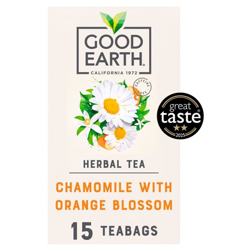 Good Earth Tea Camomile Orange Blossom 15 Tea Bags 21G