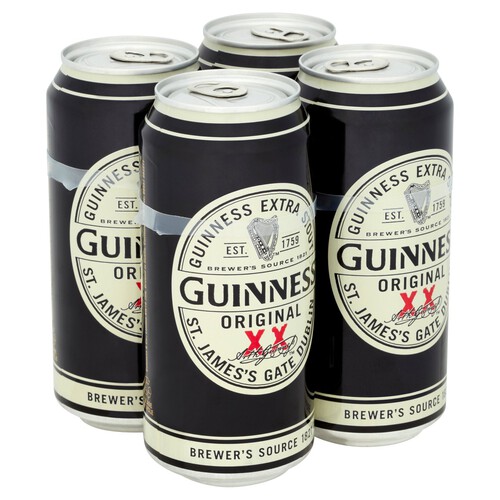 Guinness Original Extra Stout Beer 4.2% vol Cans