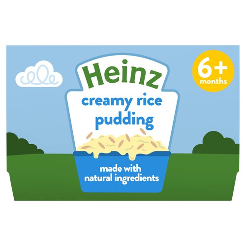 Heinz By Nature Creamy Rice Pudding 6+ Months Baby Food 