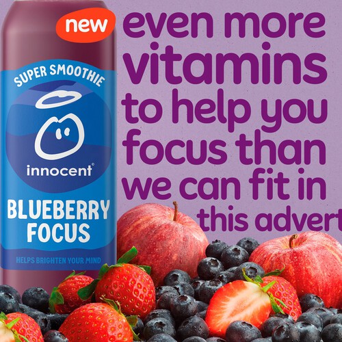 Innocent Blueberry & Strawberry Focus Super Smoothie 