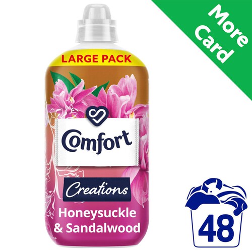 Comfort Honeysuckle & Sandalwood Fabric Conditioner 48 Washes